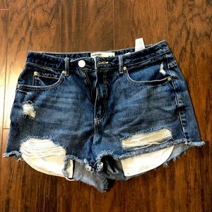 brand new without tags high waisted denim shorts